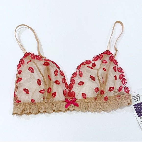 Hanky Panky Other - HANKY Panky Mesh Lips Bralette XS